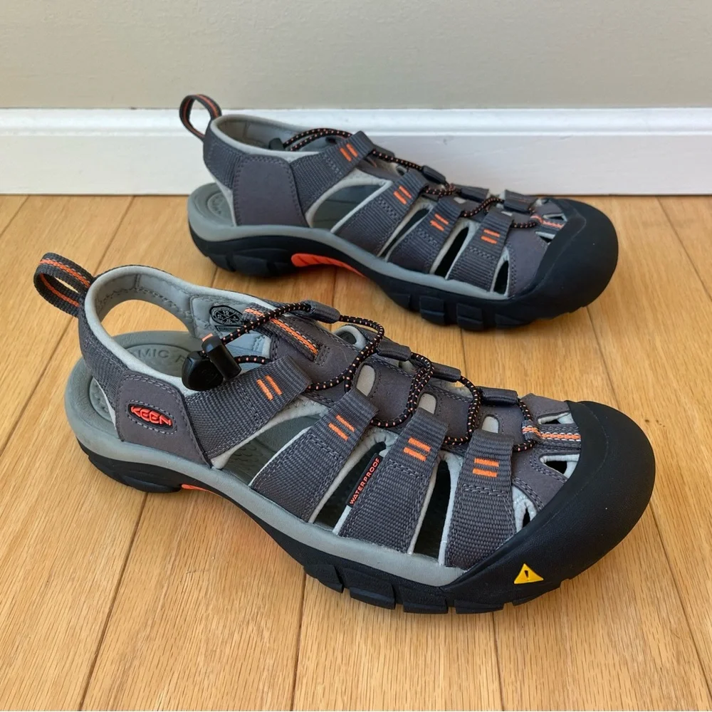 KEEN Men’s Newport H2 Sandals - Grey - Size 10 - Picture 3 of 12